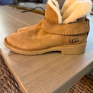 UGG Chestnut Sheepskin Ankle Boots
